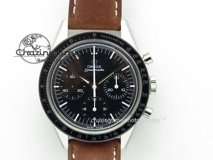 0517 Timeless Planet Ocean 600M Chrono SS VRF 1:1 Best Edition Black Orange Bezel Black Dial on SS Bracelet A 7652